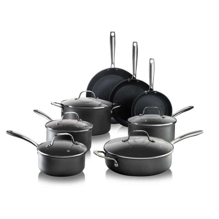 Granitestone Diamond PRO Hard Anodized 13 Pieces Aluminum Non Stick